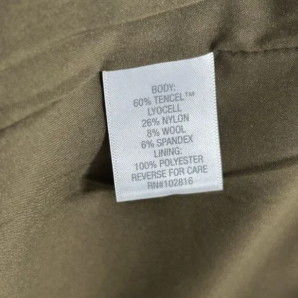 Garnet Hill Knit Relaxed Blazer Size 10 Single Button Pockets Jacket Preppy - Picture 6 of 8